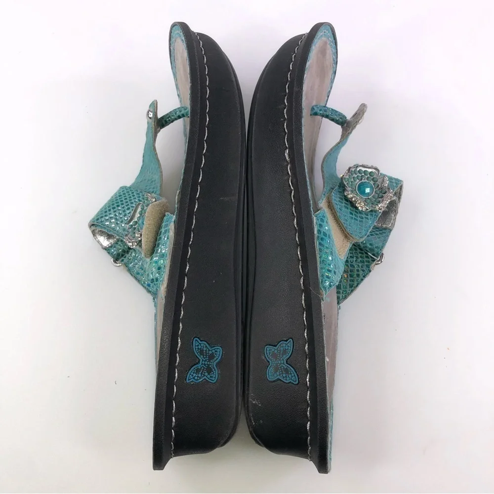 Alegria PG Lite CAR-727 Slip On Leather Sandals Women's EU 40 Size 10